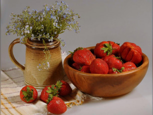 Картинка еда клубника земляника