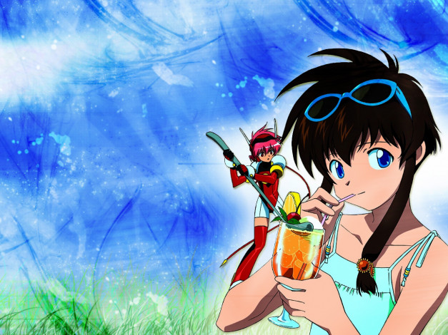 Обои картинки фото аниме, angelic, layer