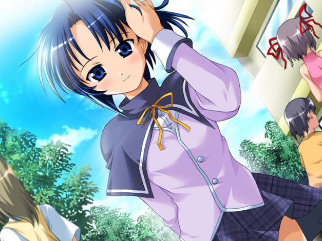 Обои картинки фото аниме, anonono