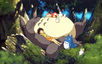 обоя аниме, my, neighbor, totoro