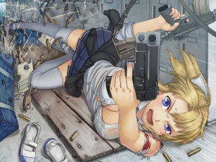 Картинка аниме weapon blood technology