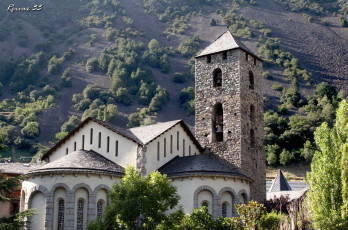 Картинка города католические соборы костелы аббатства андорра-ла-велья андорра