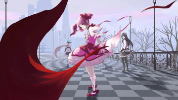 Картинка аниме mahou shoujo madoka magika