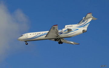 Картинка газпромавиа Як 42д авиация пассажирские самолёты