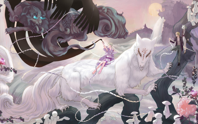 Обои картинки фото аниме, natsume, yuujinchou