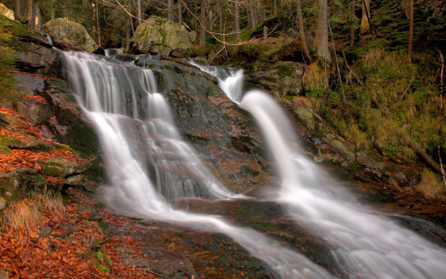 Обои картинки фото природа, водопады