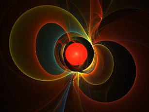 Картинка 3д графика fractal фракталы узор цвета фон