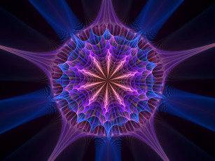 Картинка 3д графика fractal фракталы узор цвета фон