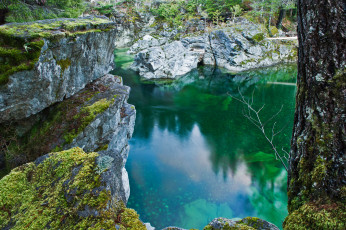 Картинка природа реки озера скалы heber river река