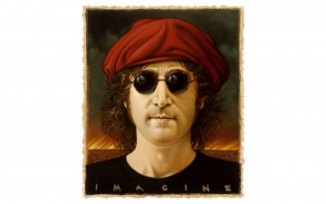 Картинка рисованные люди lennon