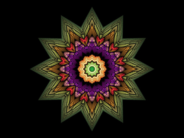 Обои картинки фото 3д, графика, fractal, фракталы, узор, цвета, фон