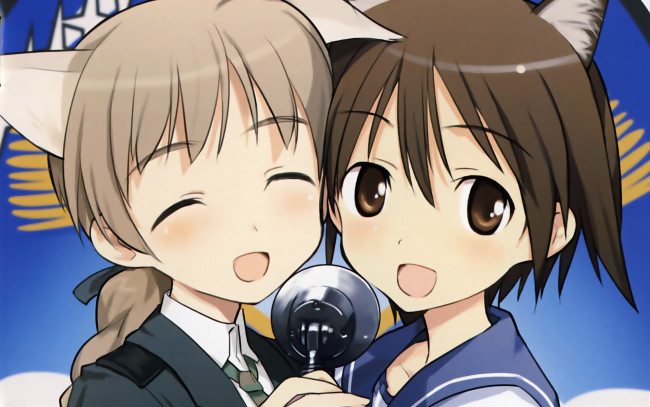 Обои картинки фото аниме, strike, witches