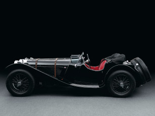 Картинка jaguar ss100 автомобили классика land rover ltd великобритания
