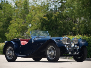 Картинка jaguar ss100 автомобили классика land rover ltd великобритания