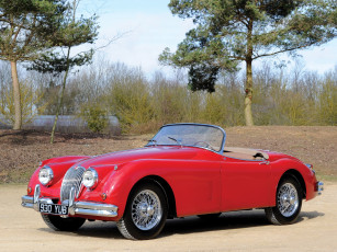 Картинка jaguar xk 150 roadster автомобили land rover ltd великобритания