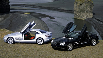 Картинка mercedes slr автомобили benz германия daimler ag