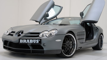 обоя mercedes, slr, автомобили, brabus, daimler, ag, германия
