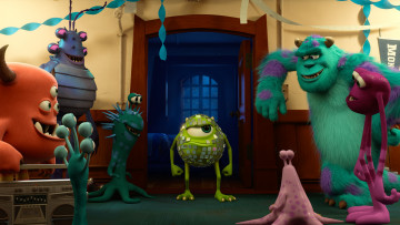 Картинка мультфильмы monsters university монстры