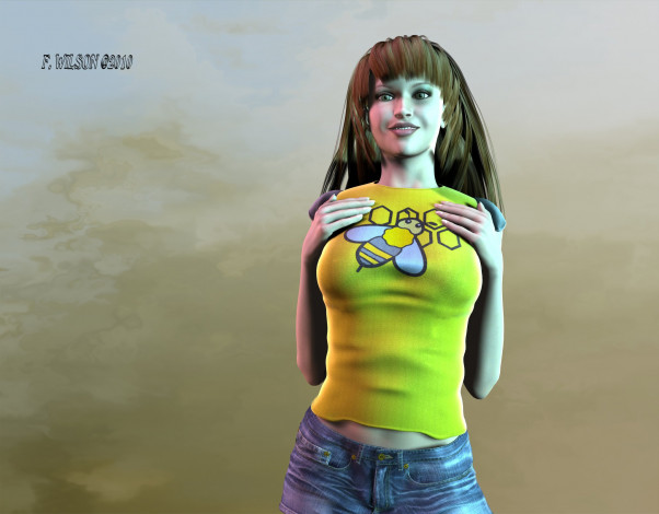 Обои картинки фото 3д, графика, people, люди, девушка