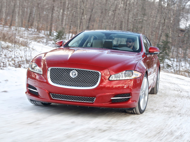 Обои картинки фото jaguar, xj, автомобили, land, rover, ltd, великобритания