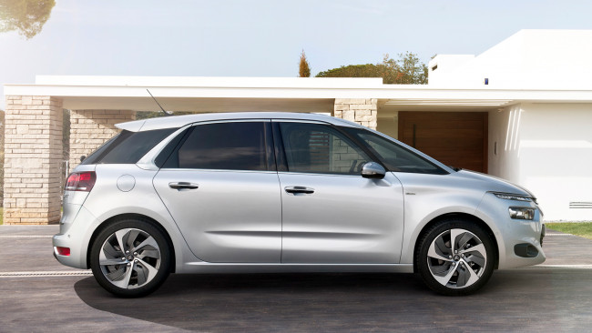 Обои картинки фото citroen, c4, picasso, автомобили, франция, psa, peugeot