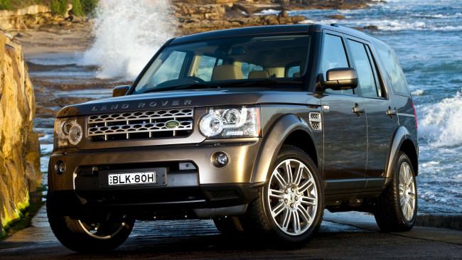 Обои картинки фото land, rover, discovery, автомобили, tata, motors, великобритания, класс-премиум, внедорожник