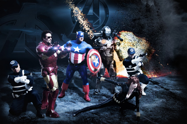 Обои картинки фото разное, компьютерный, дизайн, мстители