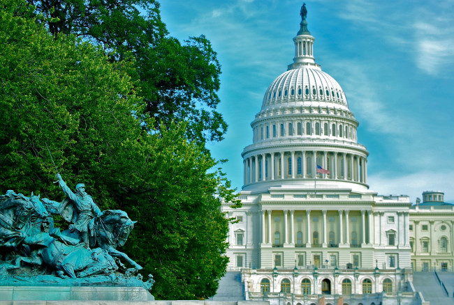 Обои картинки фото города, вашингтон, сша, usa, capitol
