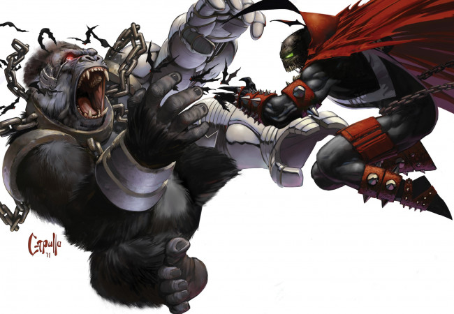 Обои картинки фото spawn, рисованные, комиксы, снаун, комикс, персонажи