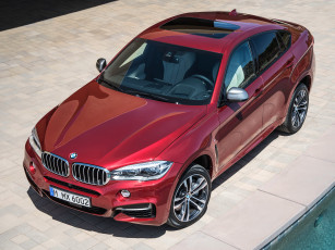 обоя автомобили, bmw, x6, m50d, f16, 2014г, красный