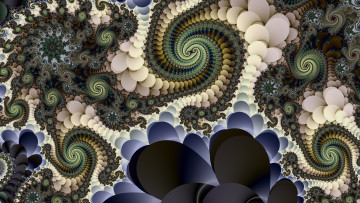 Картинка 3д+графика fractal+ фракталы узор фон цвета