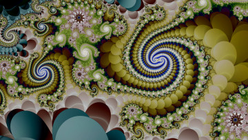 Картинка 3д+графика fractal+ фракталы узор фон цвета
