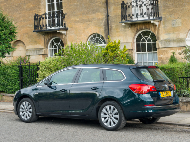 Обои картинки фото автомобили, vauxhall, astra, темный, tourer, sports