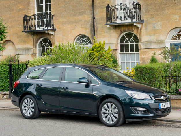 Обои картинки фото автомобили, vauxhall, темный, tourer, sports, astra