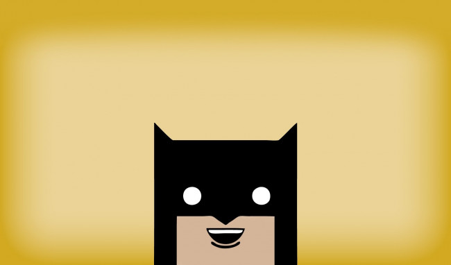 Обои картинки фото рисованные, минимализм, batman