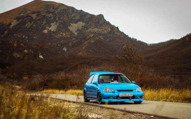 Обои картинки фото автомобили, honda, civic