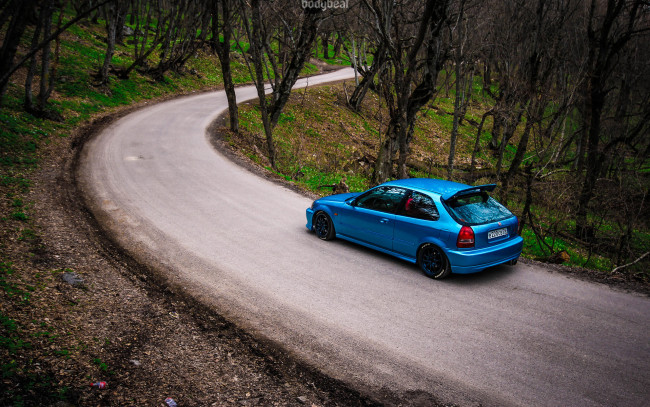 Обои картинки фото автомобили, honda, civic