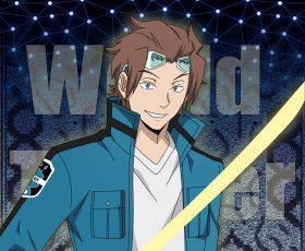 Картинка world+trigger аниме unknown +другое взгляд очки джин арт jin yuichi world trigger by-hinata меч чёрный тригер парень