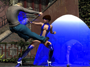 Картинка 3д+графика фантазия+ fantasy взгляд девушка мужчина фон