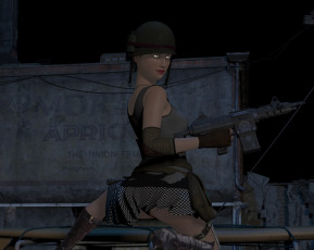 Картинка 3д+графика фантазия+ fantasy девушка взгляд фон