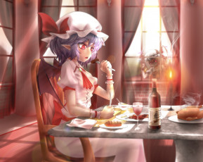 Картинка аниме touhou девочки