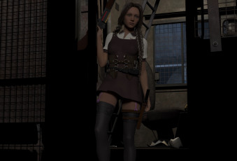 Картинка 3д+графика фантазия+ fantasy девушка взгляд фон