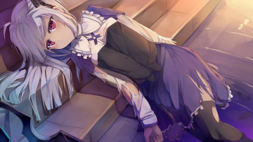 обоя аниме, absolute duo, девушка