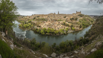 Картинка toledo города толедо+ испания панорама