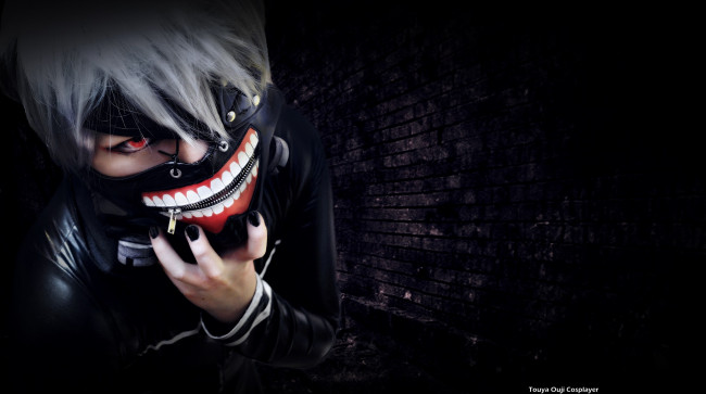 Обои картинки фото разное, cosplay , косплей, токийский, гуль, канеки, кен