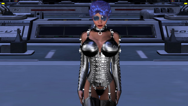 Обои картинки фото 3д графика, фантазия , fantasy, девушка, взгляд, фон