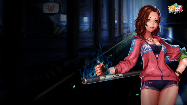 Обои картинки фото аниме, hero warz, hero, warz, девушка, игра