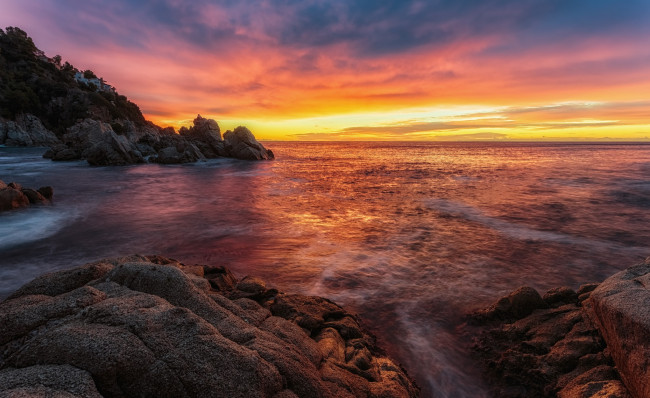 Обои картинки фото природа, восходы, закаты, рассвет