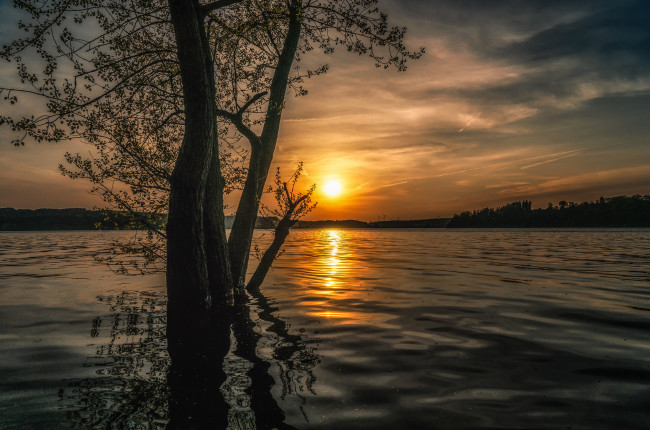 Обои картинки фото природа, восходы, закаты, рассвет