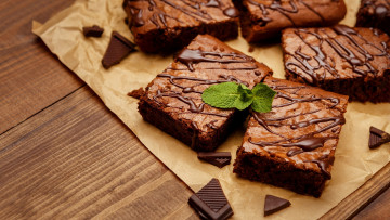 Картинка еда пирожные +кексы +печенье шоколадный мята шоколад пирожное бисквит